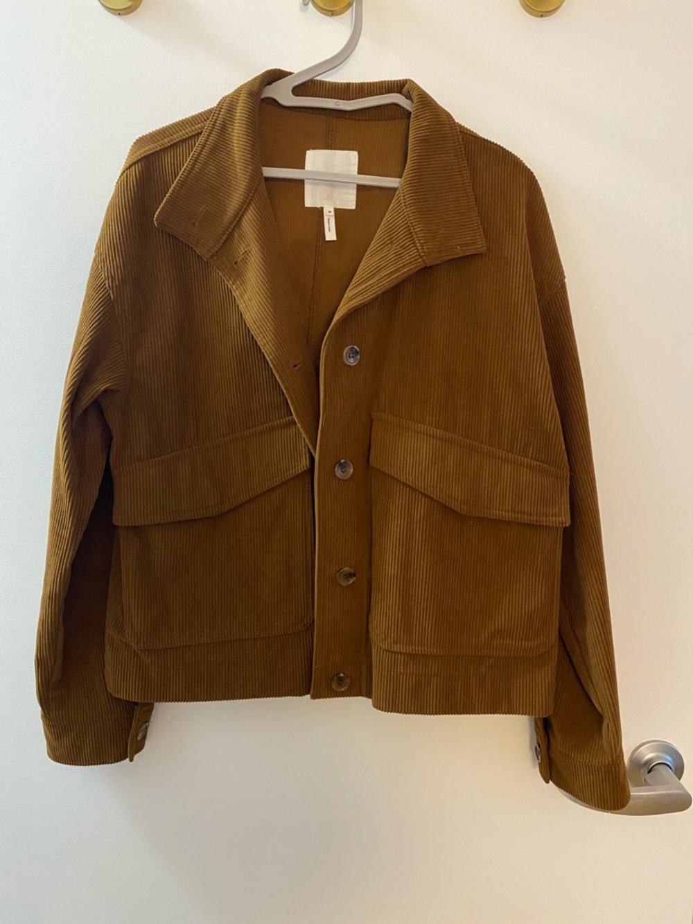Avec Les Filles Corduroy Utility Jacket in Brown
